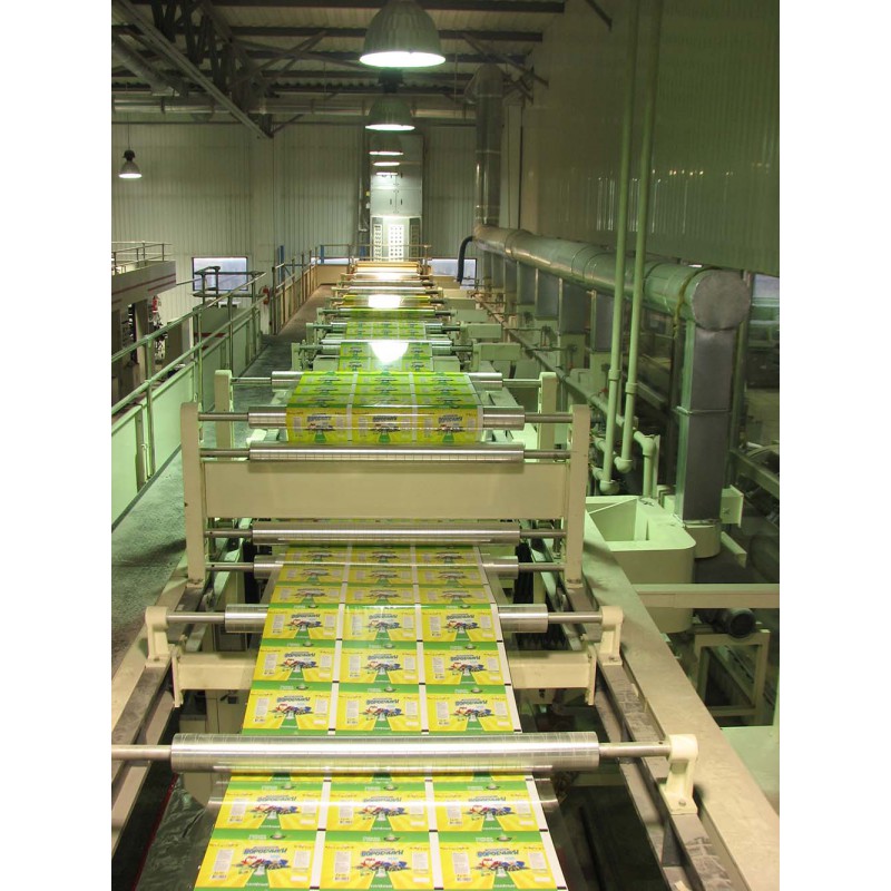 Production of flexible packaging and laminates